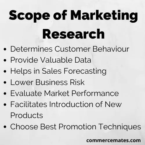 Scope of Marketing Research
