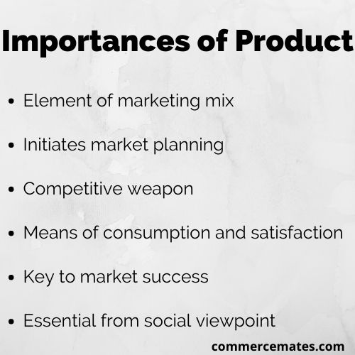 Importances of Product