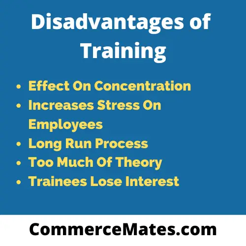 Advantages and Disadvantages of Training