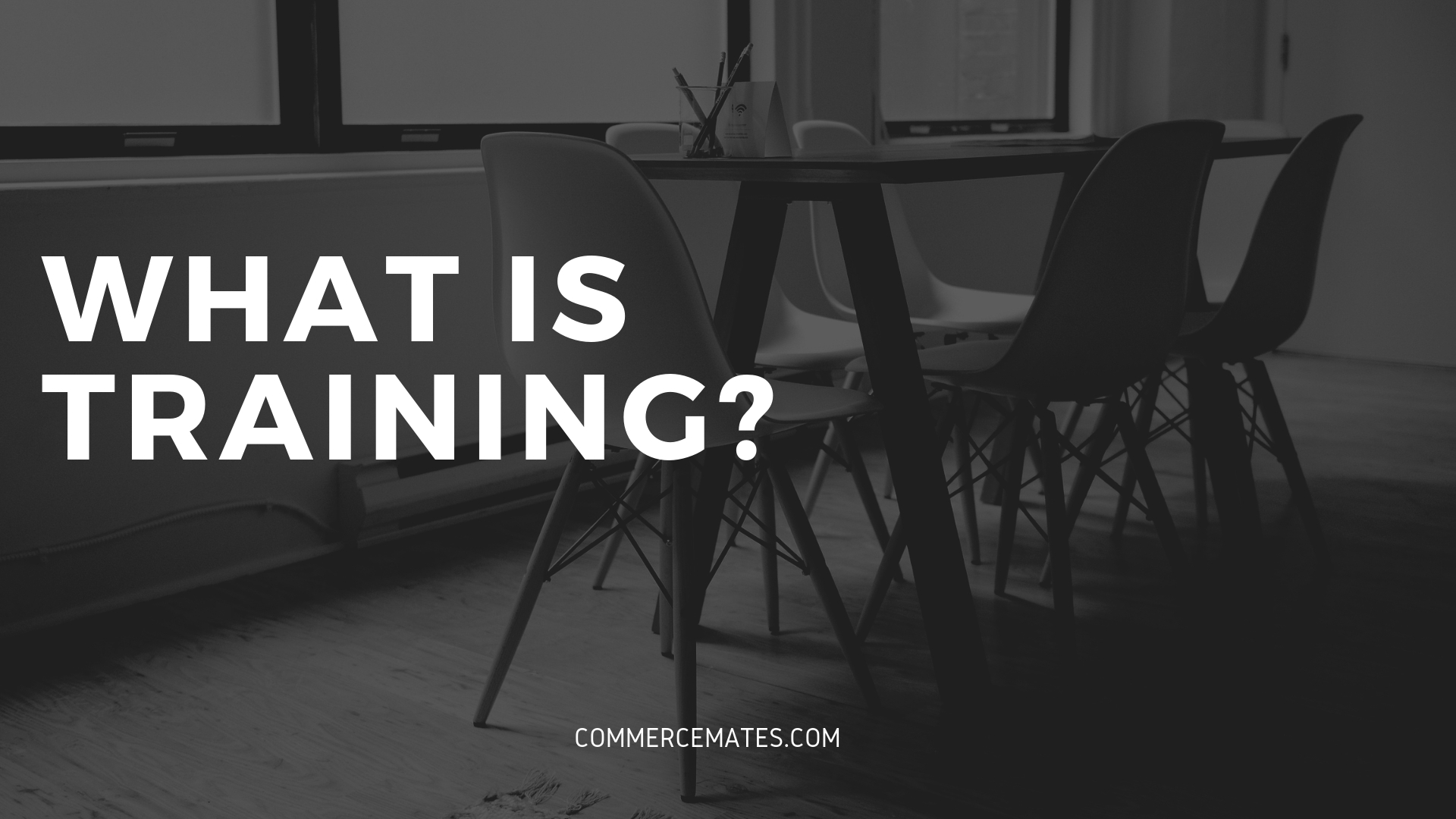 WHAT IS TRAINING?