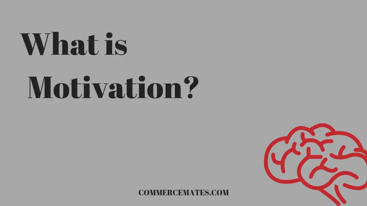 What Is Motivation  - Commercemates