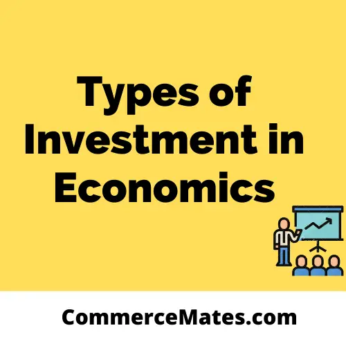 Types of Investment in Economics 