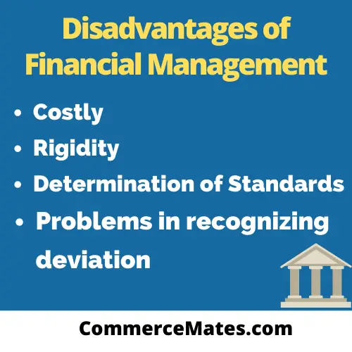 Disadvantages of Financial Management