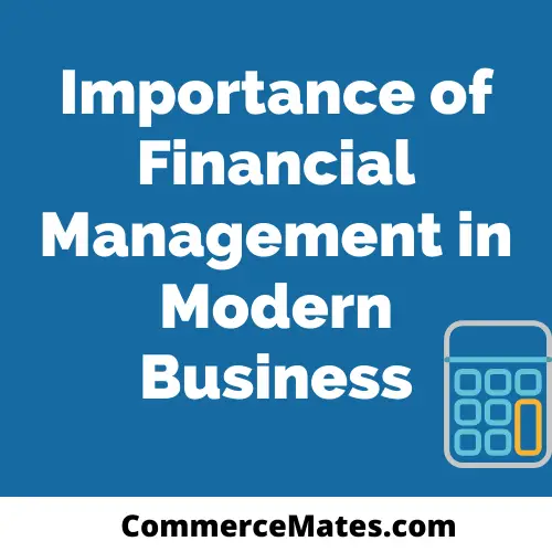 Role and Importance of Financial Management