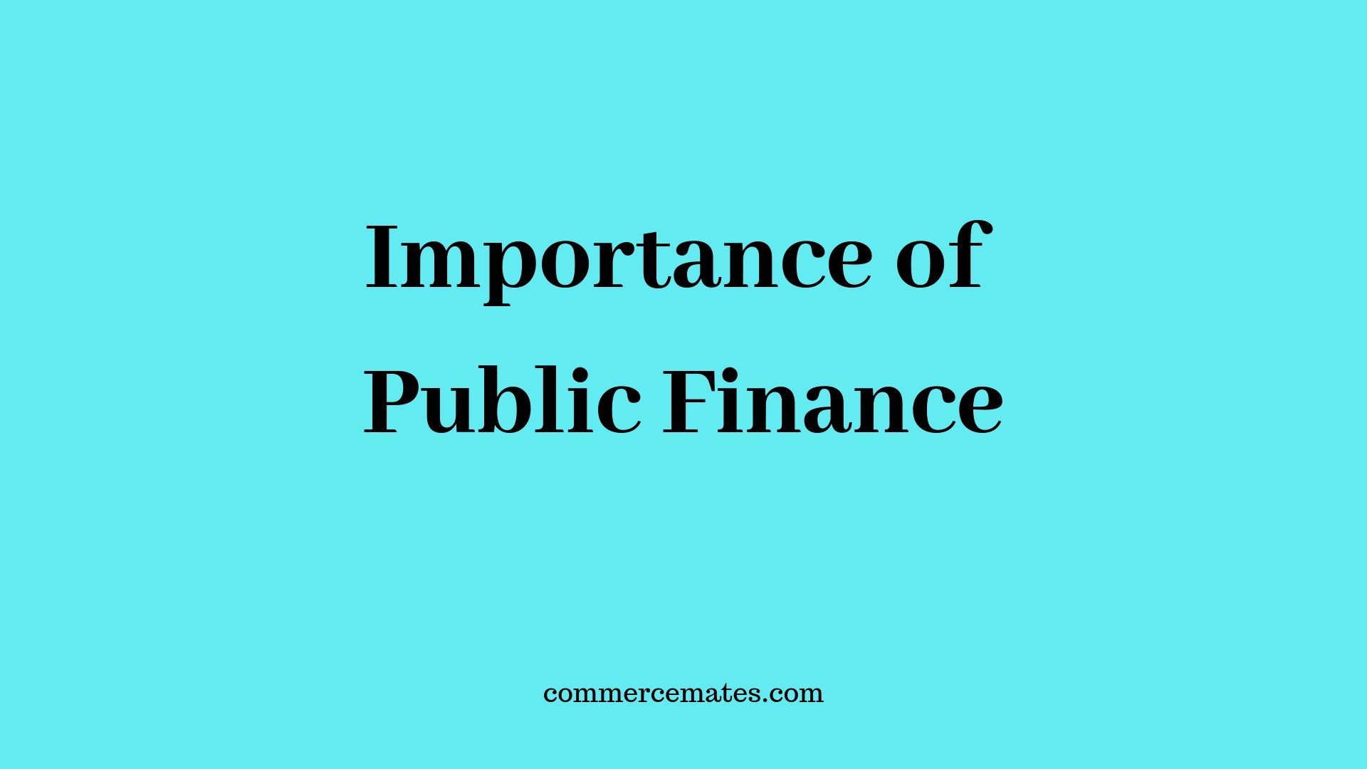 importance-of-public-finance-in-developing-countries