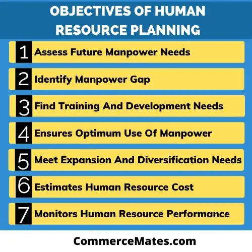 Objectives of Human Resource Planning