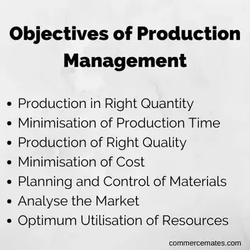 At opdage om forladelse Reservere What is Production Management? Meaning, Importance, Nature, Scope, Types,  Objectives