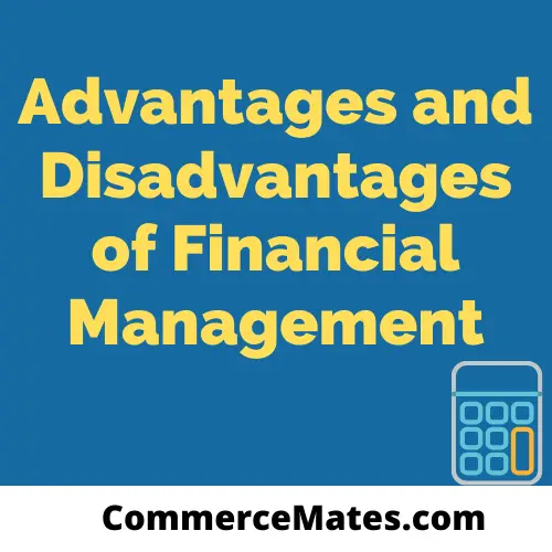 Advantages and Disadvantages of Financial Management