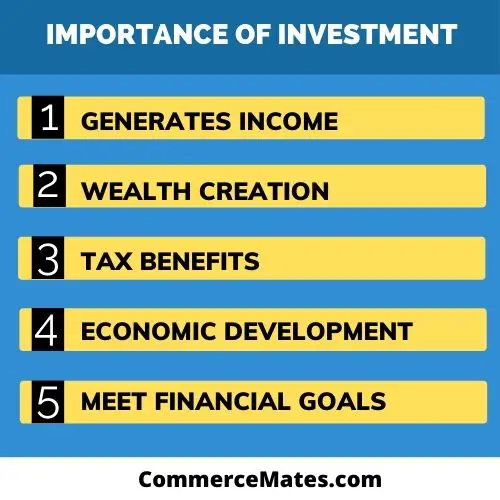 Importance of Investment