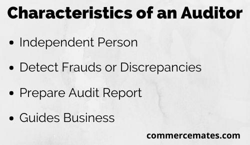 Characteristics of an Auditor