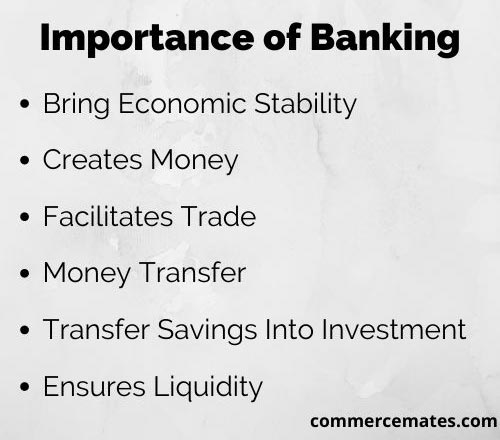 Importance of Banking