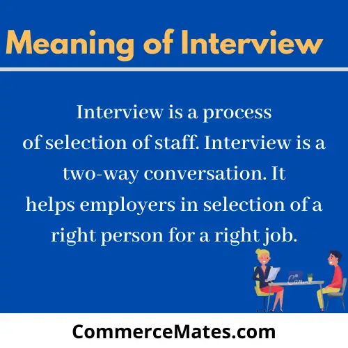 Meaning of Interview