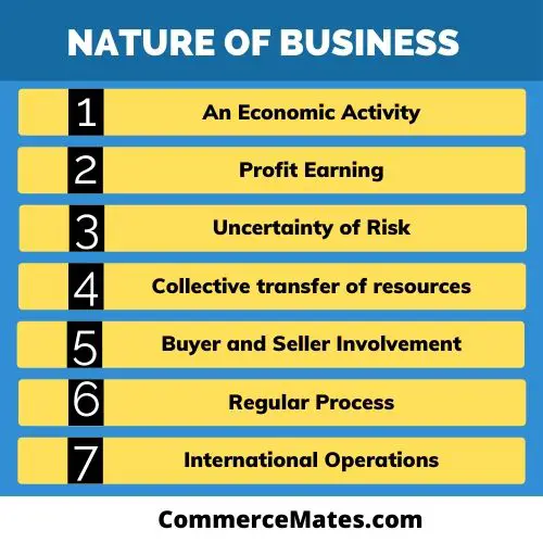 business plan nature of business
