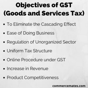 Objective of GST