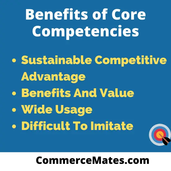 Benefits of Core Competencies