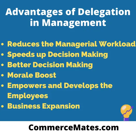 Advantages of Delegation in Management